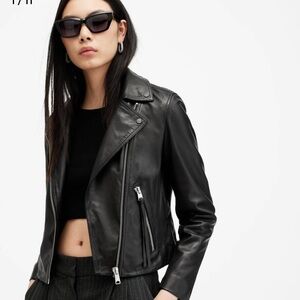 All Saints Dalby Biker Jacket, Size 4